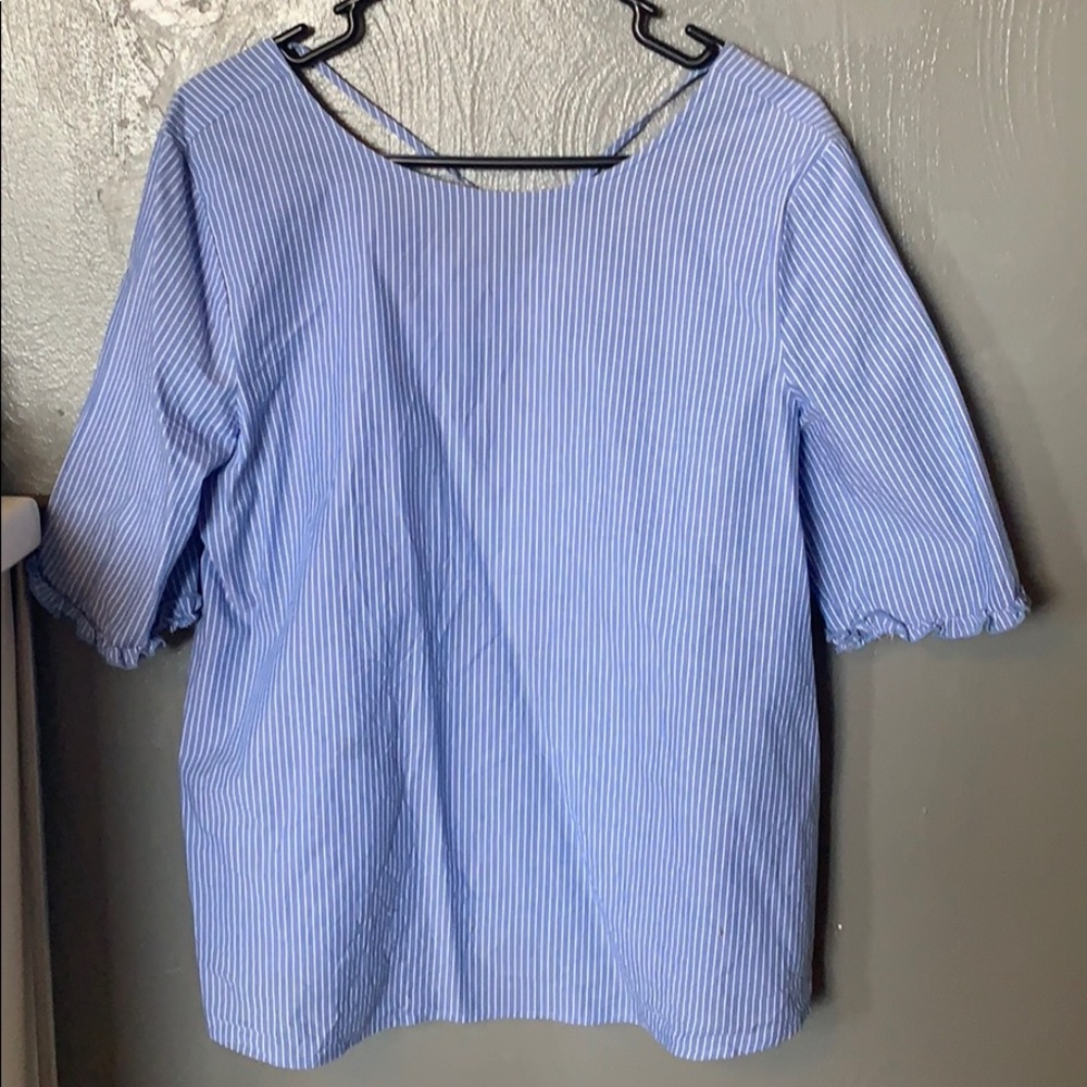 Loft stripped blouse